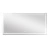 84 in. W x 42 in. H Rectangular Frameless LED Light Wall Vertical/Horizontal Bathroom Vanity Mirror in Aluminum