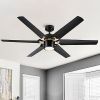 Modern 60 Integrated LED Light Ceiling Fan with Remote Control