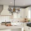 Modern American chandelier-black gold iron glass lampshade -10 bulbs -G9 lamp
