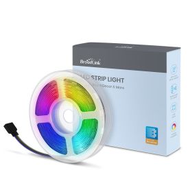BroadLink TV LED Backlights; 9.8ft LED Strip Lights with Remote for 32-60'' TV; USB Powered; Works with RM4 Mini RM4 pro Smart IR Remote - 16 Color Ch