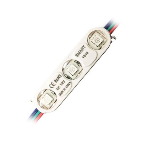 LED Sign Module | .72 Watt | RGB Color | 12V DC | IP68 |180 Degree Beam Angle | Channel Letter Lighting | Display Lighting | 5 Years warranty | Pack o