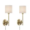 [Only support Drop Shipping Buyer] Conway Metal Wall Sconce with Cylinder Shade,