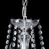 6 Lights Crystal Chandelier Elegant Pendant Fixture Glass Ceiling Lighting Lamp