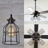 Simple Deluxe 4-Pack Adjustable Industrial Clamp on Metal Bulb Guard Cage for