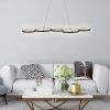 LED Lights 55W Flush Mount Ceiling Light 3850LM Not Dimmable fixtures Black
