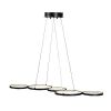LED Lights 55W Flush Mount Ceiling Light 3850LM Not Dimmable fixtures Black