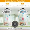 20.5in Ceiling Fan with Light Round Pendant Fan Lamp 30W LED Ceiling Fan with 3 Fan Speed Remote Control Timer APP Control