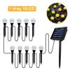 Solar LED Ball Stake Lights Outdoor Garden Light Pathway Landscape Decor Lamp