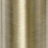 Modern 3-Light 15" Clear Glass and Metal Hanging Pendant Chandelier, Brass