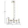 [Only support Drop Shipping Buyer] Ezra 5-Light Metal Chandelier