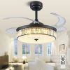 42Crystal Ceiling Fans with Lights