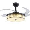 42Crystal Ceiling Fans with Lights