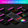Dreamcolor Smart Star String Lights 16.4Ft 25 Stars Christmas String Lights App Control 20 Modes Music Sync RGBIC Twinkle Lights Waterproof For Bedroo