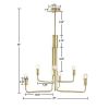 [Only support Drop Shipping Buyer] Milo 6-Light Metal Chandelier