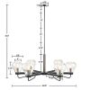 [Only support Drop Shipping Buyer] Devon 6-Light Chandelier with Bowl Shaped