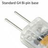 10pcs G4 12SMD Light Bulbs DC 12V Dimmable Cool White 2835 LED Replacment