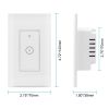 Smart WiFi Light Switch Touch In Wall Remote Controller For Alexa Google Home IFTTT