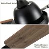 Simple Deluxe 44-inch Ceiling Fan with LED Light and Remote Control, 6-Speed