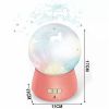 Cmgb LED Night Light, 360 Degree Rotating Baby Music Projector Kids Sleep Light