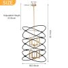Transitional Gold/Matte Black Metal Chandelier Fixture; 8 lights ; 2-Tier-Candle Ceiling Light for Living Room; Bedroom; Dining Room; Dimmable; E12; W