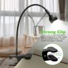 USB Flexible Reading LED Bright Light Book Lamp Clip-on Beside Bed Desk Table
