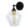 Edison Vintage Transparent Lamp Shade Light Glass Wall Sconce