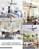 Blade LED Standard Ceiling Fan with Remote Control