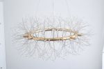 Modern American round crystal chandelier -12 bulbs