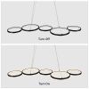 LED Lights 55W Flush Mount Ceiling Light 3850LM Not Dimmable fixtures Black