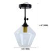 Edison Vintage Transparent Lamp Shade Light Glass Wall Sconce