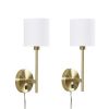 [Only support Drop Shipping Buyer] Conway Metal Wall Sconce with Cylinder Shade,