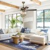 [Video]52inch Bronze Metal 3 Lights Ceiling Fan with 5 Wood Blades,Two-color fan