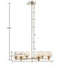 [Only support Drop Shipping Buyer] Blaire 6-light Ombre Glass Globe Chandelier