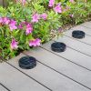 Solar Power Ground Lights Floor Decking Wall Fence Step Path Garden Lamp