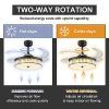 42Crystal Ceiling Fans with Lights