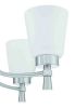 9-Light Brushed Nickle Finish Chandelier Tiered with Shade