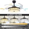 42Crystal Ceiling Fans with Lights