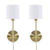 [Only support Drop Shipping Buyer] Conway Metal Wall Sconce with Cylinder Shade,
