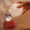Cmgb LED Night Light, 360 Degree Rotating Baby Music Projector Kids Sleep Light
