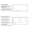 84 in. W x 42 in. H Rectangular Frameless LED Light Wall Vertical/Horizontal Bathroom Vanity Mirror in Aluminum