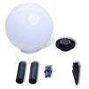 Outdoor Pathway Lamps 2 pcs LED 11.8" with Ground Spike