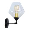 Edison Vintage Transparent Lamp Shade Light Glass Wall Sconce