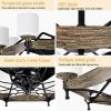 [Video]Matte Black Ceiling Fans With Remote Control 8 lights, DC Motor, 3 ABS