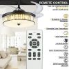 42Crystal Ceiling Fans with Lights