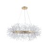 Modern American round crystal chandelier -12 bulbs