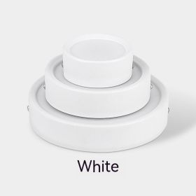 Punch Free Round Hole Lamp Hole Lamp (Option: 15W White-White 6500K)