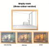 1pc 3D Papercut Night Light, Creative Light Painting Wall Hanging Decoration Table Lamp Trinket Led Small Night Light Birthday Gift