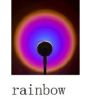 Creative USB Colorful Sunset Lamp LED Rainbow Neon Night Light Projector Photography Wall Atmosphere Lighting For Bedroom Home Room Decor Gift