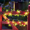 1 Roll Of Artificial Ivy Leaf Plants With LED String Lights (86.6''); Green Vine Garland Hanging Lights For Wall Party Wedding Room Home Kitchen Indoo
