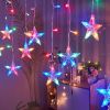 1pc; LED Star Curtain Lamp; USB Plug 11.5ft Festival Lights; Valentine's Day Decorative; Indoor; Outdoor; Wedding Party; Window Bedroom New Year Decor